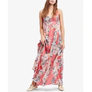 FREE PEOPLE Coral  Sleeveless Maxi Dress Medium